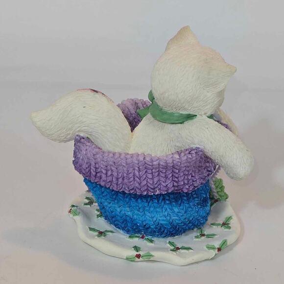 Enesco Calico Kittens "Hats Off To Friendship" 274909 - Picture 2 of 5